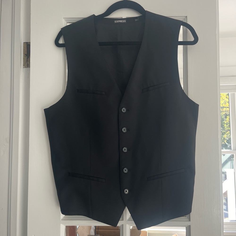 Express men’s suit vest M